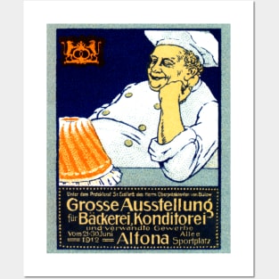 1912 Bakery and Confectionery Exhibition Posters and Art